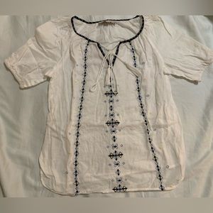 Loft white lightweight top - size SP